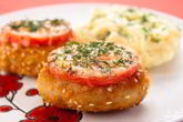 Котлеты с сыром и помидорами