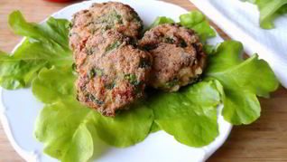 Котлеты со шпинатом