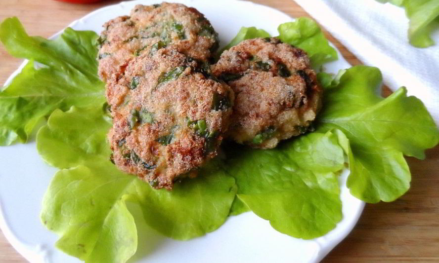 Рецепт котлет со шпинатом
