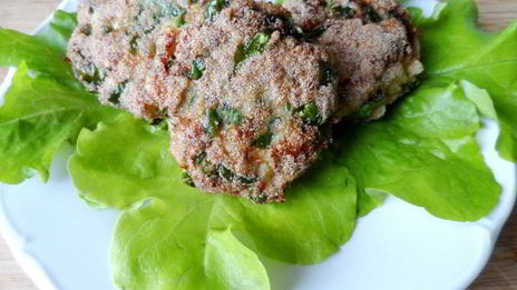 котлеты со шпинатом