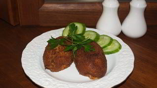 Куриные котлеты по-киевски