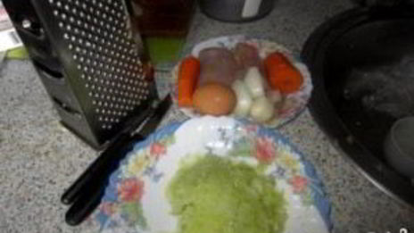 куриные котлеты с кабачками