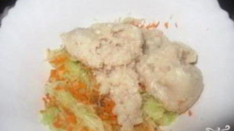 куриные котлеты с кабачками