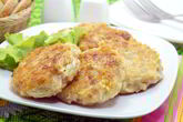 Куриные котлеты с кабачком
