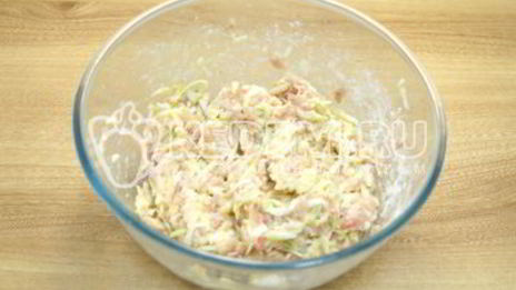 куриные котлеты с кабачком