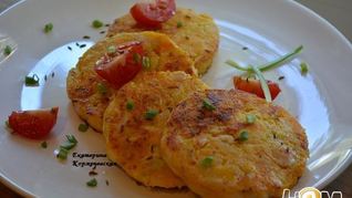 Куриные котлеты с овощами