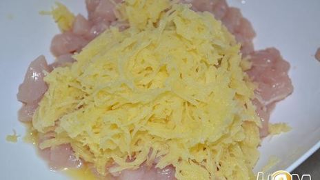 куриные котлеты с овощами