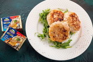 Куриные котлеты с плавленым сыром