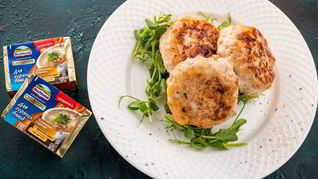 Куриные котлеты с плавленым сыром