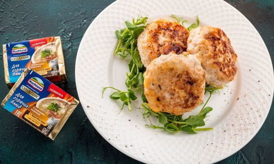 Рецепт куриных котлет с плавленым сыром