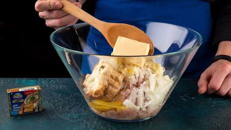 куриные котлеты с плавленым сыром