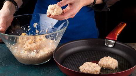 куриные котлеты с плавленым сыром