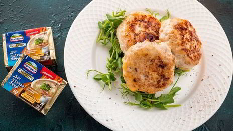 куриные котлеты с плавленым сыром