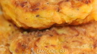Морковные котлеты классические