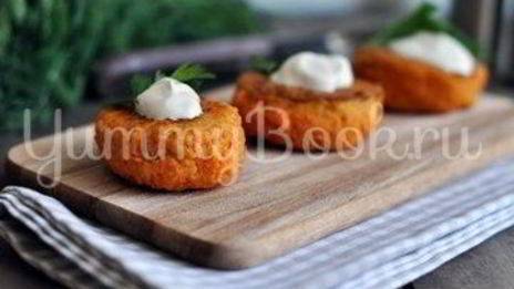 морковные котлеты с манкой