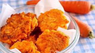 Морковные котлеты с творогом