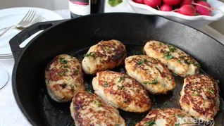 Обычные котлеты из фарша