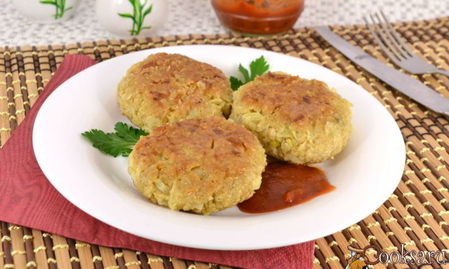 Рецепт овсяных котлет с мясным вкусом