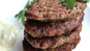 Печеночные котлеты без муки