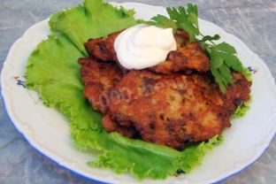 Печеночные котлеты из говяжьей печени