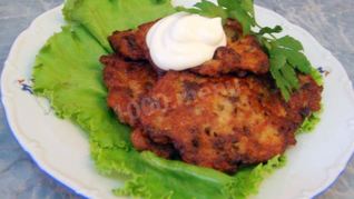 Печеночные котлеты из говяжьей печени