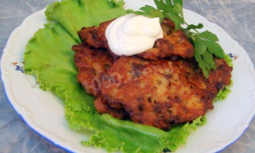 Рецепт печеночных котлет из говяжьей печени