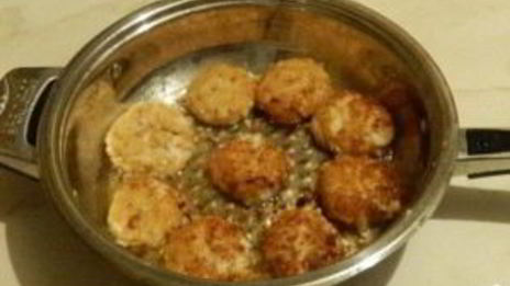 постные котлеты из кальмаров