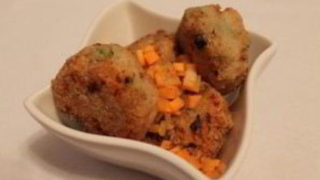 постные котлеты из кальмаров