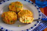 Рыбные котлетки с морковью и стручковой фасолью в духовке
