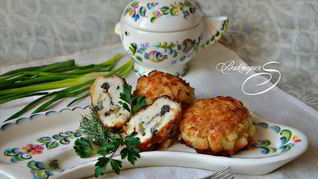 Рыбные котлеты Каштаны