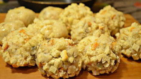 рыбные котлеты каштаны