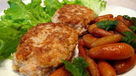 рыбные котлеты с морковкой