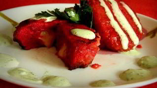 Свекольные котлеты на пару