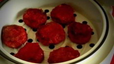 свекольные котлеты на пару