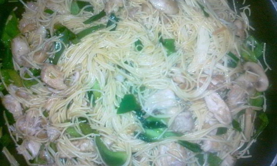 Рецепт куриной лапши chicken chow mein