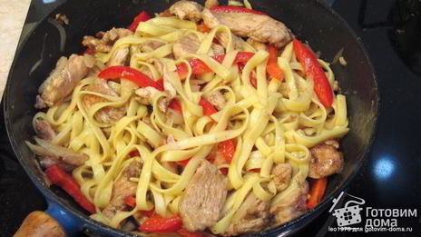 куриная лапша по-китайски