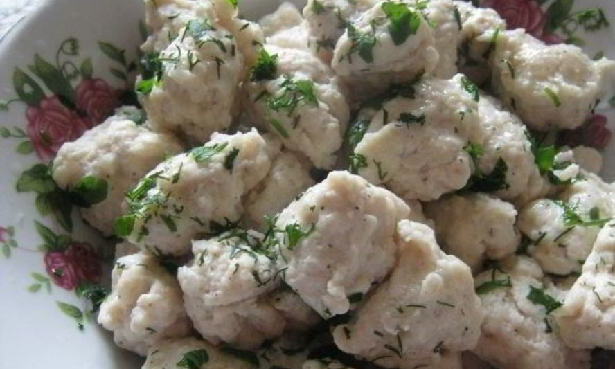 Рецепт куриных клецек