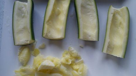 лапша из цукини с кунжутом