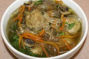 Лапша по-тайски со свининой