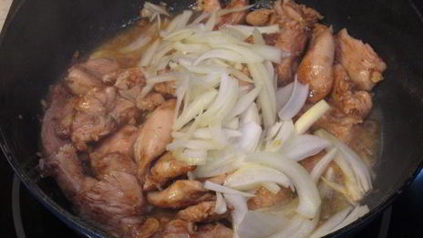 лапша с куриной грудкой по-китайски