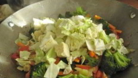 лапша с овощами по-китайски