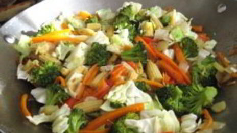 лапша с овощами по-китайски