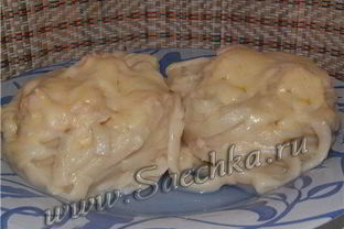 Лапша с сырным соусом