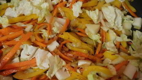 лапша с сыром тофу