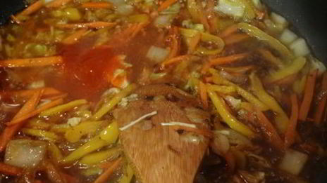 лапша с сыром тофу