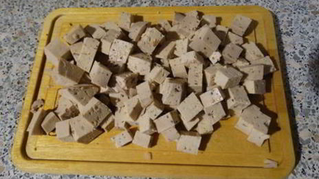 лапша с сыром тофу