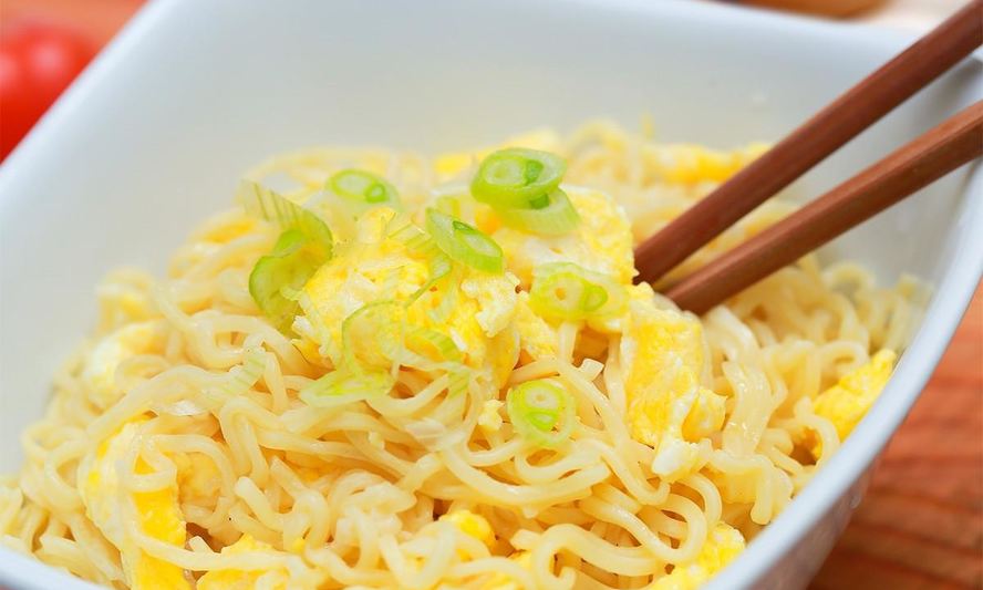 Рецепт лапши с яйцом