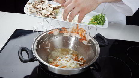 лапша соба с креветками