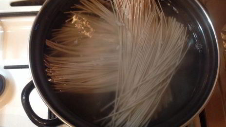 лапша соба с овощами