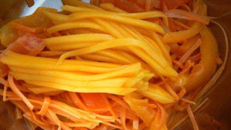 лапша удон с курицей